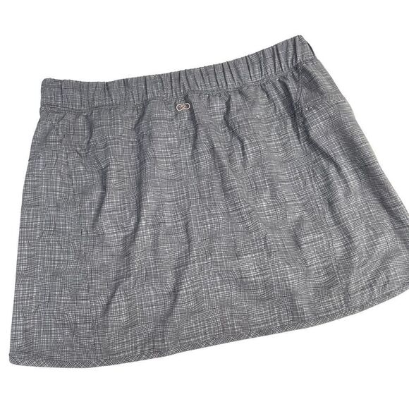 CALIA by Carrie Underwood bluegray elastic waist Skorts side zip pocket‎ size XL - Picture 3 of 7